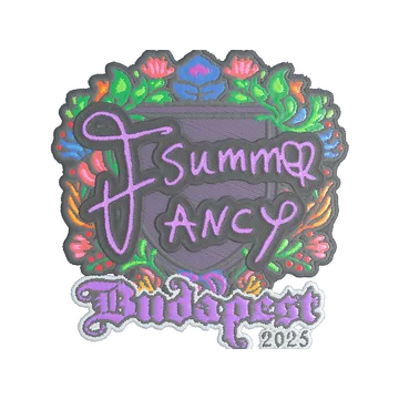 Sticker | Summer (Embroidered) | Budapest 2025