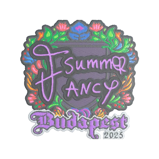 Sticker | Summer (Embroidered) | Budapest 2025