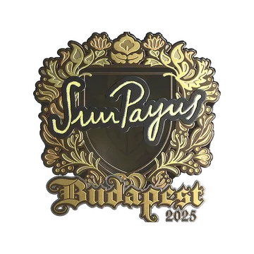 Sticker | SunPayus (Gold) | Budapest 2025