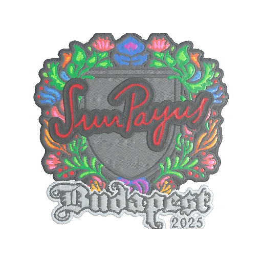 Наклейка | SunPayus (вышитая) | Будапешт-2025
