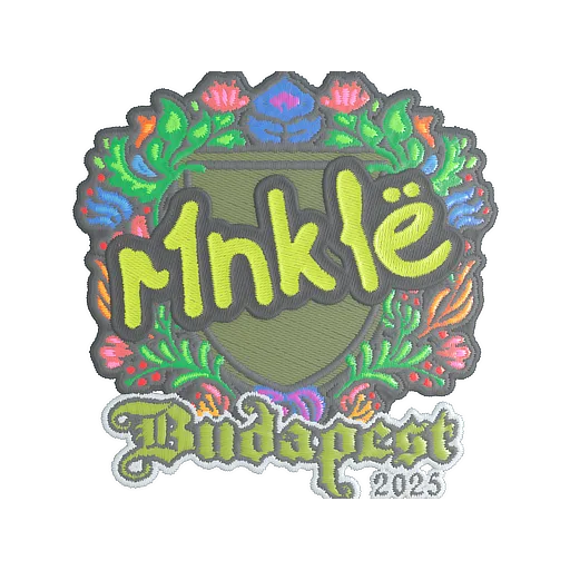Sticker | r1nkle (Embroidered) | Budapest 2025