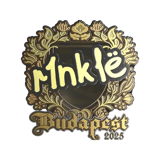 Sticker | r1nkle (Gold) | Budapest 2025