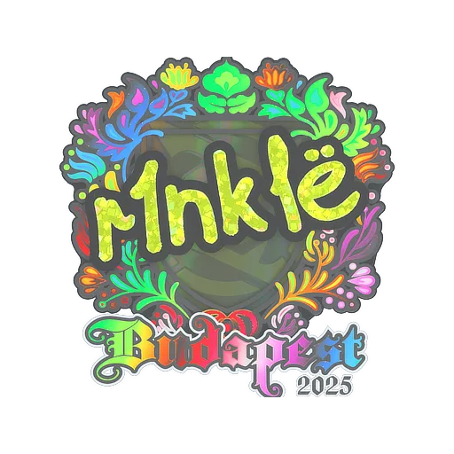Sticker | r1nkle (Holo) | Budapest 2025