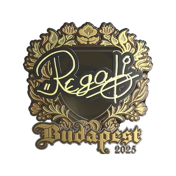 Sticker | regali (Gold) | Budapest 2025