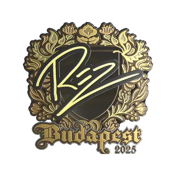 Sticker | REZ (Gold) | Budapest 2025