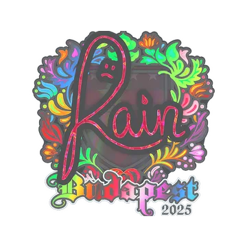 Sticker | rain (Holo) | Budapest 2025