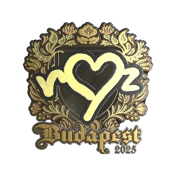 Sticker | ropz (Gold) | Budapest 2025