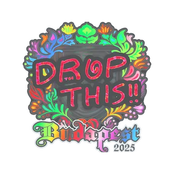 Sticker | drop (Holo) | Budapest 2025