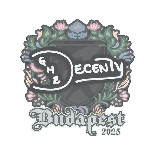 Наклейка | decenty | Будапешт-2025