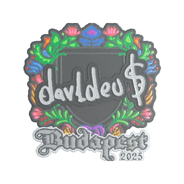 Sticker | dav1deuS (Embroidered) | Budapest 2025