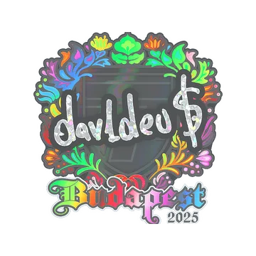 Sticker | dav1deuS (Holo) | Budapest 2025