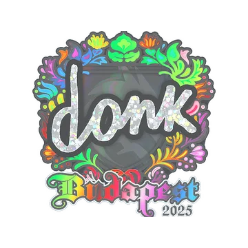 Sticker | donk (Holo) | Budapest 2025