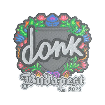 Sticker | donk (Embroidered) | Budapest 2025