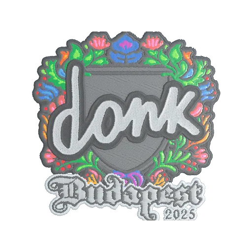 Sticker | donk (Embroidered) | Budapest 2025