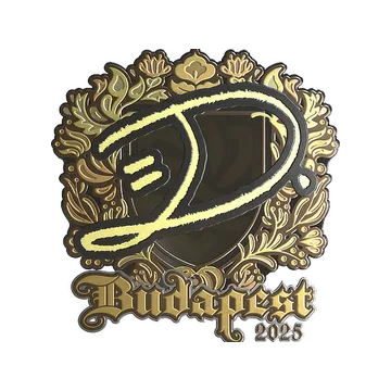 Sticker | dumau (Gold) | Budapest 2025