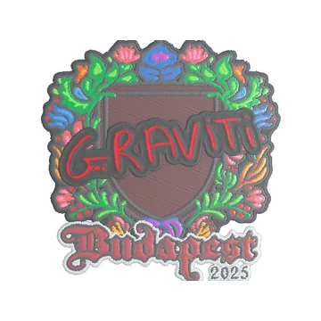 Sticker | Graviti (Embroidered) | Budapest 2025