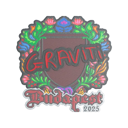 Sticker | Graviti (Embroidered) | Budapest 2025