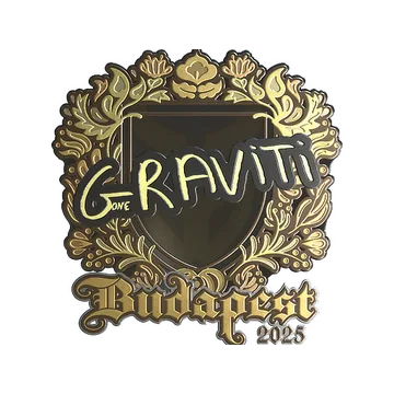 Sticker | Graviti (Gold) | Budapest 2025
