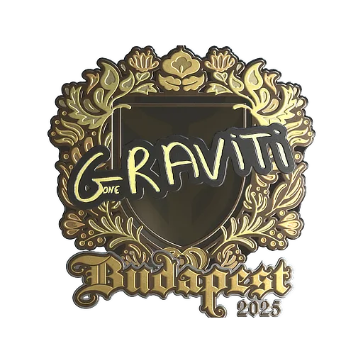 Sticker | Graviti (Gold) | Budapest 2025
