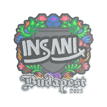 Sticker | insani (Embroidered) | Budapest 2025