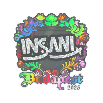 Sticker | insani (Holo) | Budapest 2025