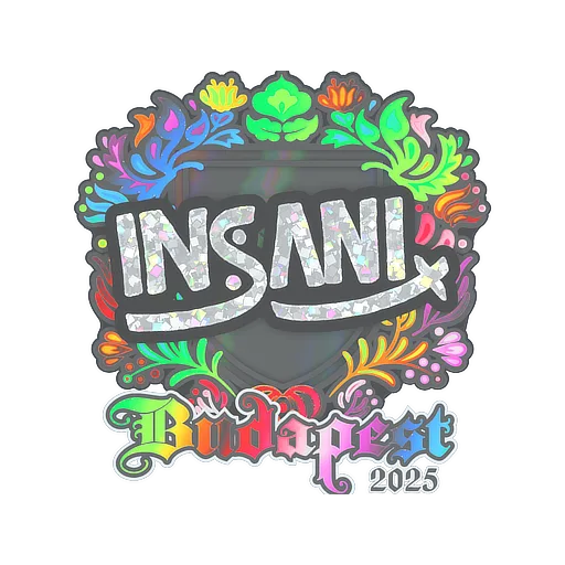 Sticker | insani (Holo) | Budapest 2025