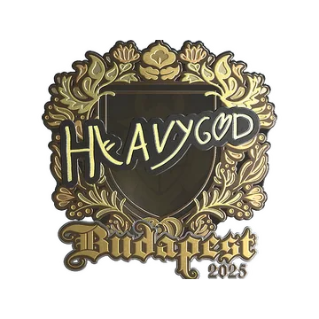 Sticker | Heavygod (Gold) | Budapest 2025