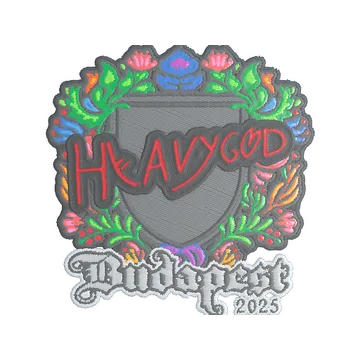 Sticker | Heavygod (Embroidered) | Budapest 2025