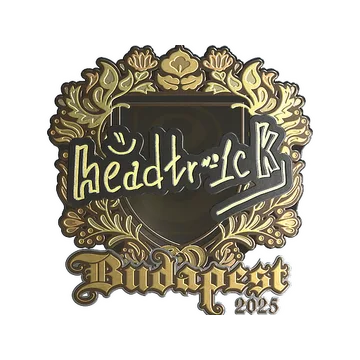 Sticker | headtr1ck (Gold) | Budapest 2025