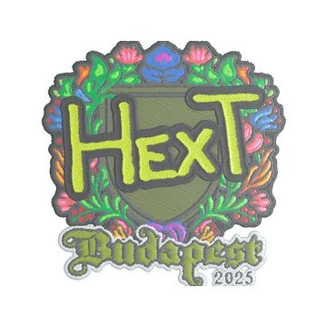 Sticker | HexT (Embroidered) | Budapest 2025