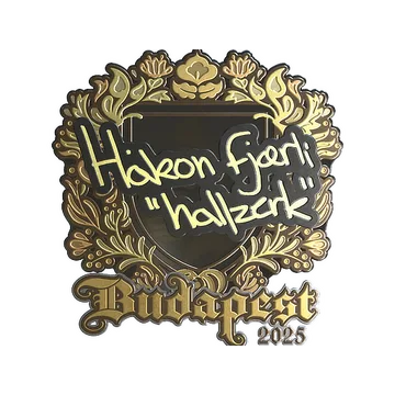 Sticker | hallzerk (Gold) | Budapest 2025