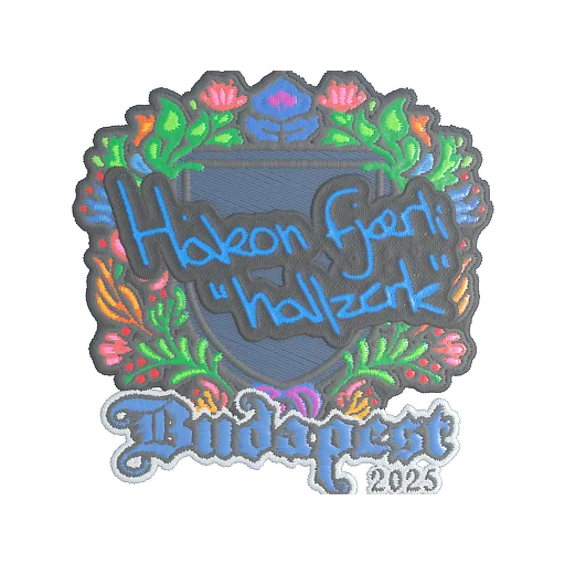 Sticker | hallzerk (Embroidered) | Budapest 2025