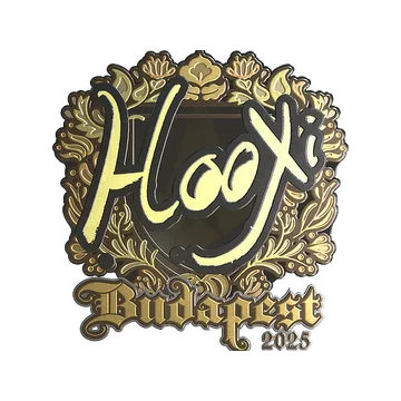 Sticker | HooXi (Gold) | Budapest 2025