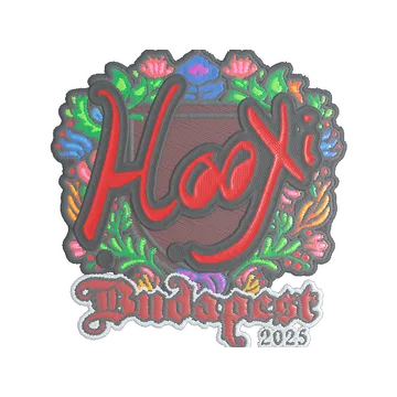 Sticker | HooXi (Embroidered) | Budapest 2025