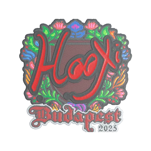 Sticker | HooXi (Embroidered) | Budapest 2025