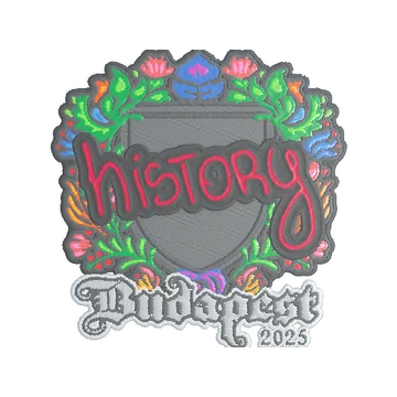 Sticker | History (Embroidered) | Budapest 2025