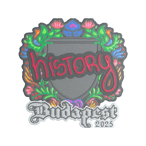 Sticker | History (Embroidered) | Budapest 2025