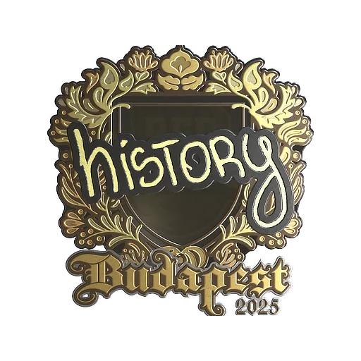 Sticker | History (Gold) | Budapest 2025