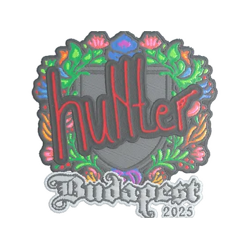 Sticker | huNter- (Embroidered) | Budapest 2025