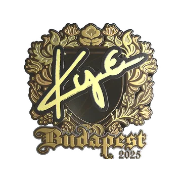 Sticker | kye (Gold) | Budapest 2025