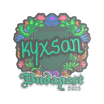 Sticker | kyxsan (Embroidered) | Budapest 2025