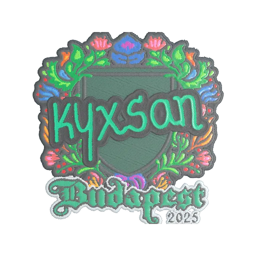 Sticker | kyxsan (Embroidered) | Budapest 2025