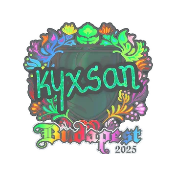 Sticker | kyxsan (Holo) | Budapest 2025