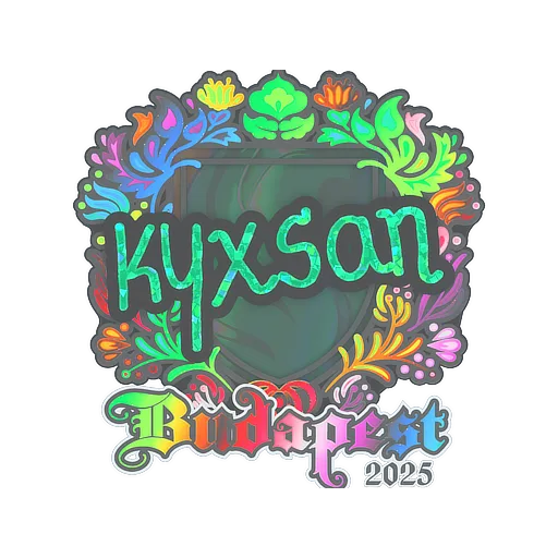 Sticker | kyxsan (Holo) | Budapest 2025
