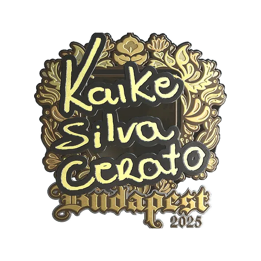 Наклейка | KSCERATO (золотая) | Будапешт-2025