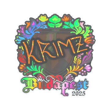 Sticker | KRIMZ (Holo) | Budapest 2025