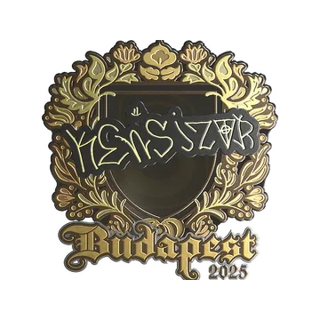 Sticker | kensizor (Gold) | Budapest 2025