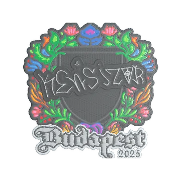 Sticker | kensizor (Embroidered) | Budapest 2025