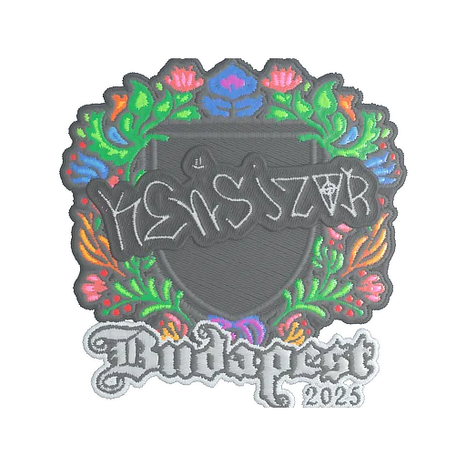 Sticker | kensizor (Embroidered) | Budapest 2025