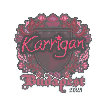 Sticker | karrigan | Budapest 2025